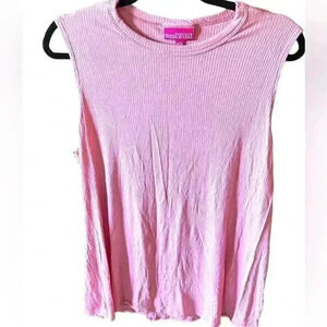 Westwind‎ super stretchy pink mock style tank top. NWOT ribbed and super soft .